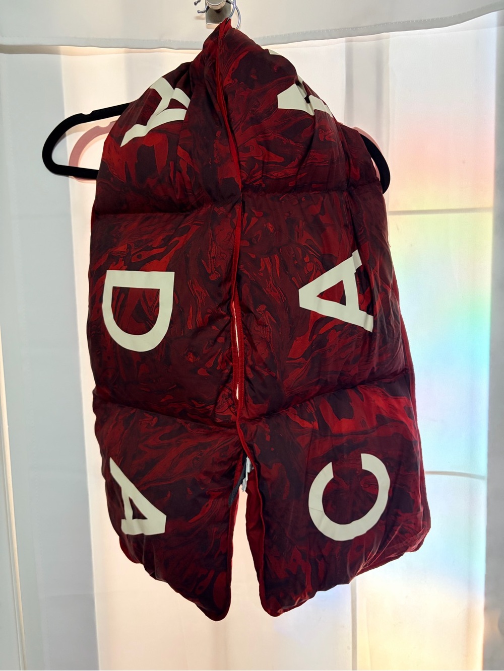 Lululemon Canadian Olympics Quilted Puffer Winter Scarf